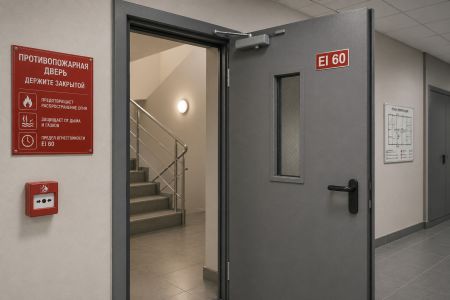 Характеристики и назначение противопожарных дверей