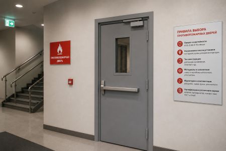 Правила выбора противопожарных дверей
