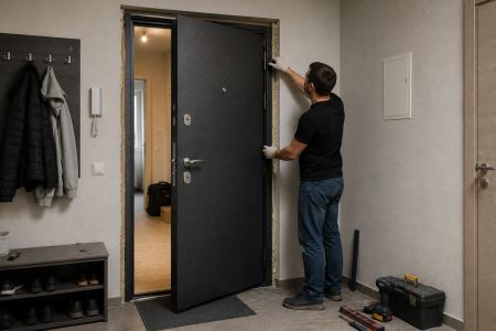 Как установить стальные двери?